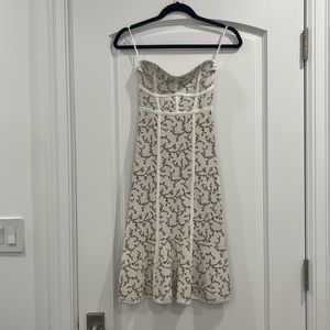 BCBG white dress